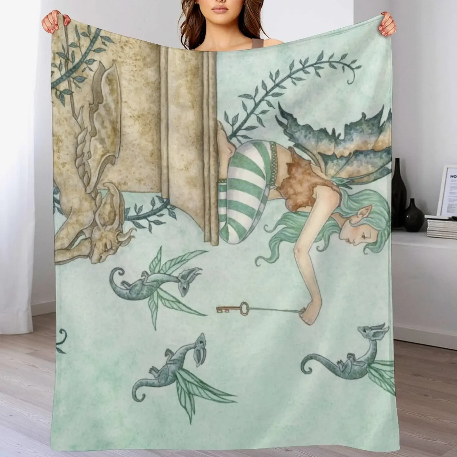 Lure Throw Blanket Easy Care Comfortable Blanket for Couch