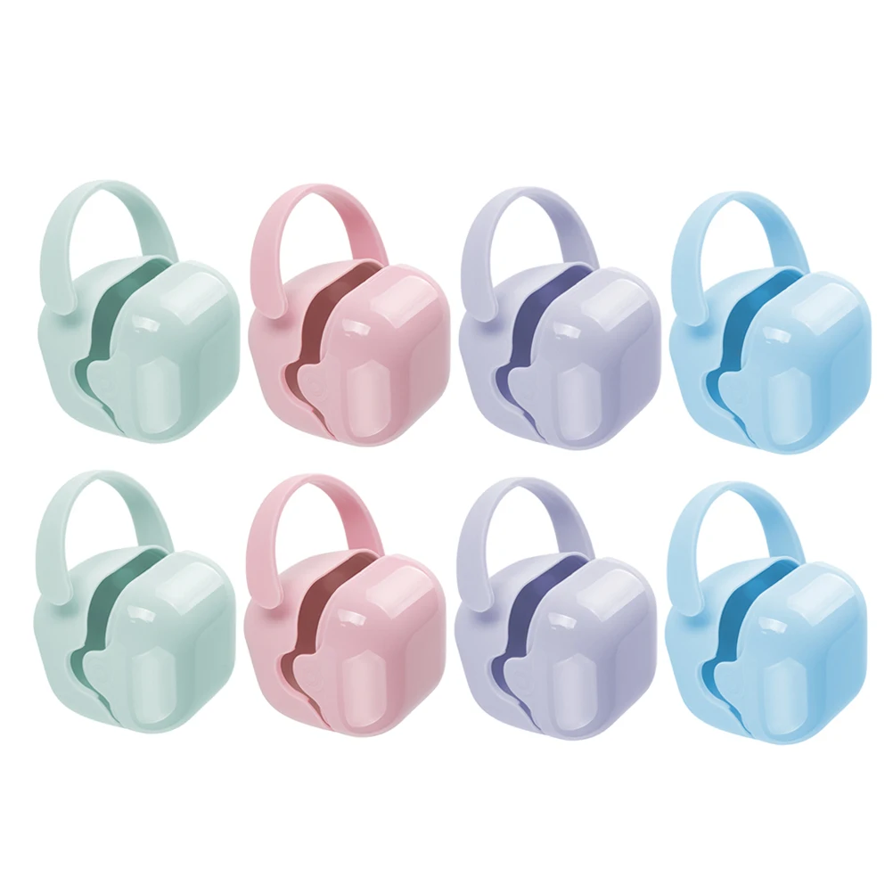

8pcs Pacifier Box ganizer Durable PP Material Portable Baby Holder Case Hygienic Storage Travel Friendly Easy Clean