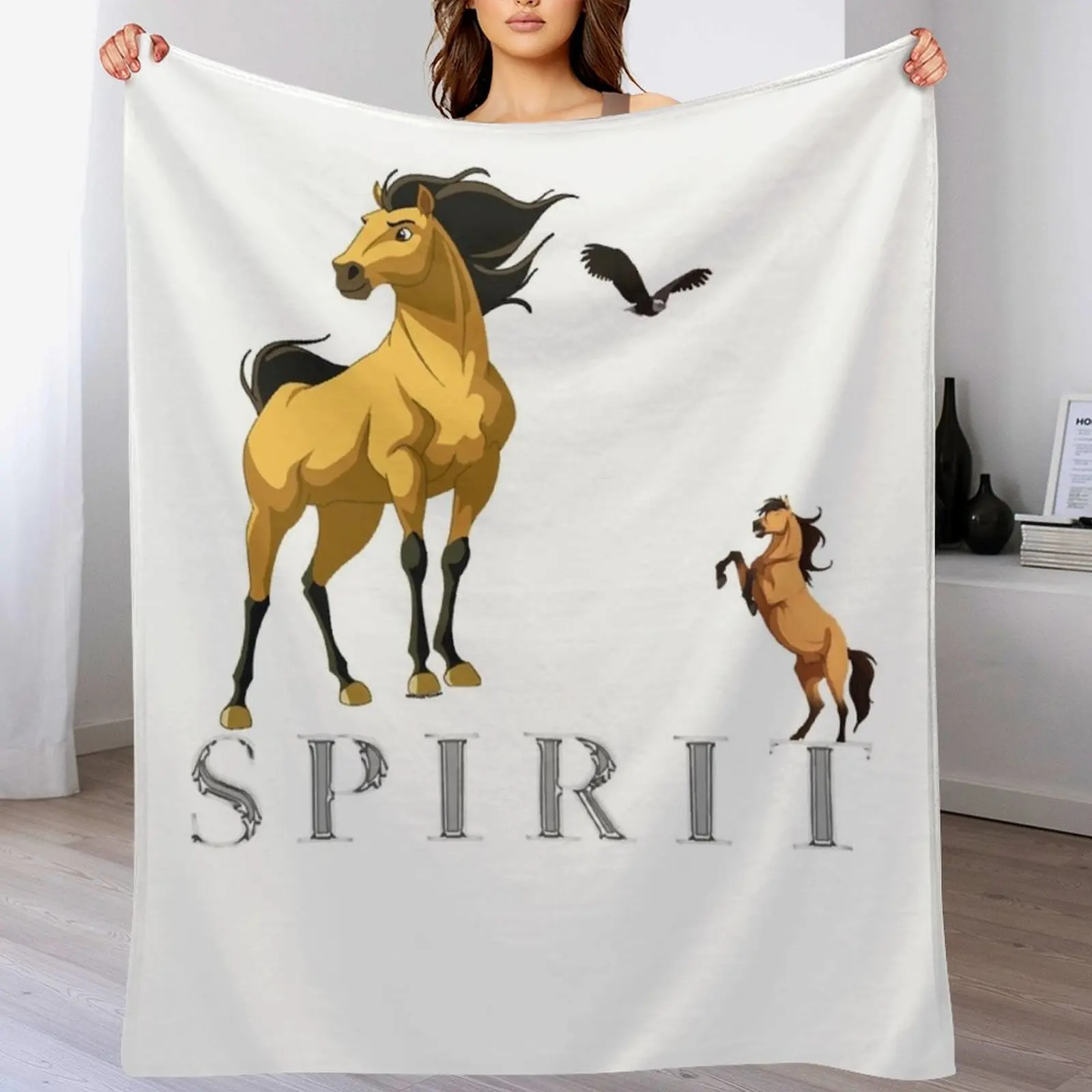 Spirit Stallion of the Cimarron Classic Throw Blanket valentine gift ideas Thermal Plaid Blankets