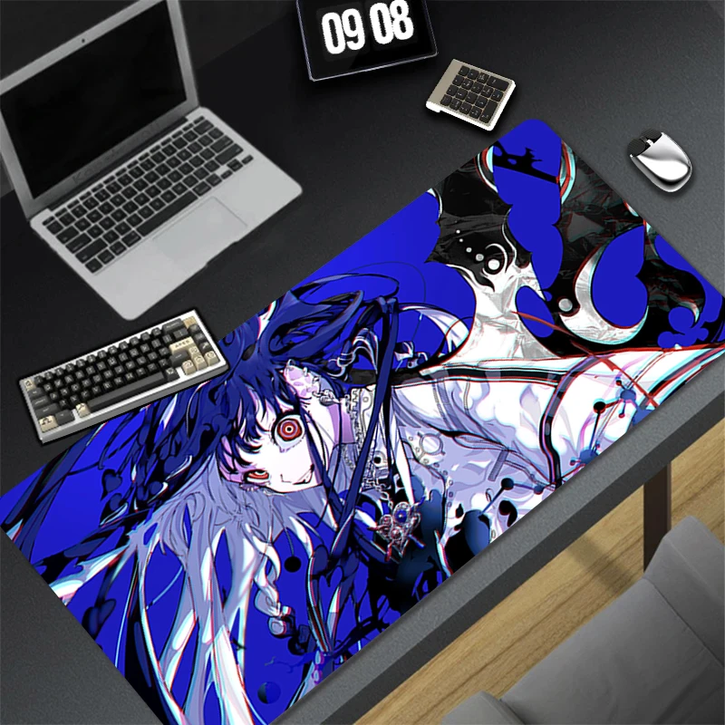 حصيرة مكتبية، سجادة، ملحقات مكتبية للكمبيوتر المحمول، لوحة ماوس ألعاب أنمي للفتيات، لوحة ماوس، طاولات مكتبية، سجادات ماوس، لوحة مفاتيح
