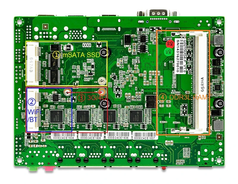 Qotom Mini PC Q300G4-S05 Core I3 I5 I7 with 4 Gigabit Ethernet NIC AES-NI Firewall Router Computer
