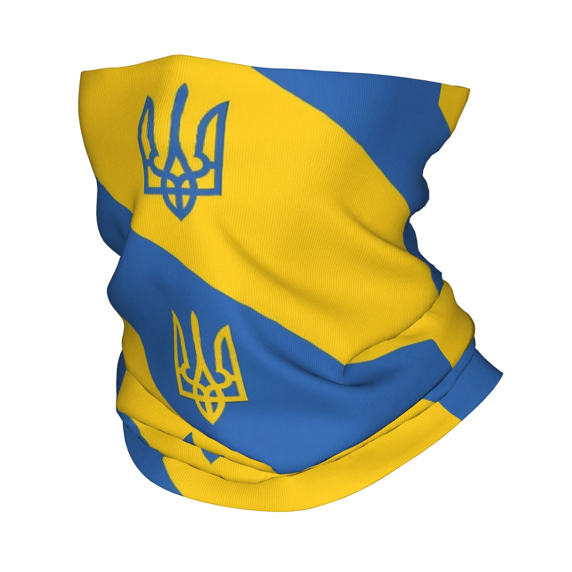 Ukraine Flag Bandana Neck Gaiter Printed  Balaclavas Face Scarf Multi-use Headband Running Unisex Adult All Season