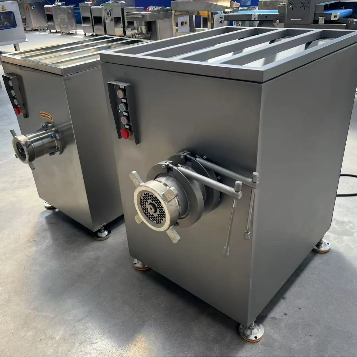 Commercial stainless steel frozen meat grinder meat processing large meat grinder pork and mutton grinder