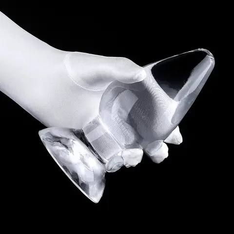 3 Sizes TPE Transparent Butt Plug SML Backyard Anal Beads Anal Dilation Trainer sexx Toy for Women Man Big Mac Anus Toys