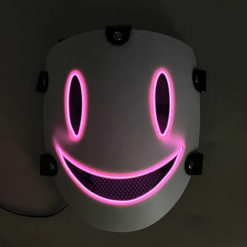 Maschera di invasione a LED ad alto aumento Cosplay Invasione ad alto aumento Ain Accessori per costumi Maschera Maschera per adulti Anime ad alta invasione LED