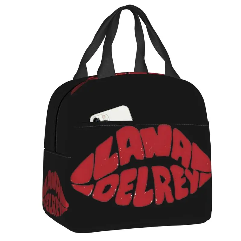 

Custom L-Lanas D-Dels R-Reys Lip Thermal Insulated Lunch Bags Resuable Lunch Container for Work Travel Multifunction Food Box