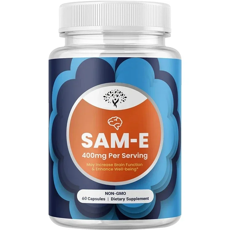 

60 Capsules-Sam E Vitamin Supplements - Vitamin B12, Brain Intelligence Supplements, And Natural Supplements