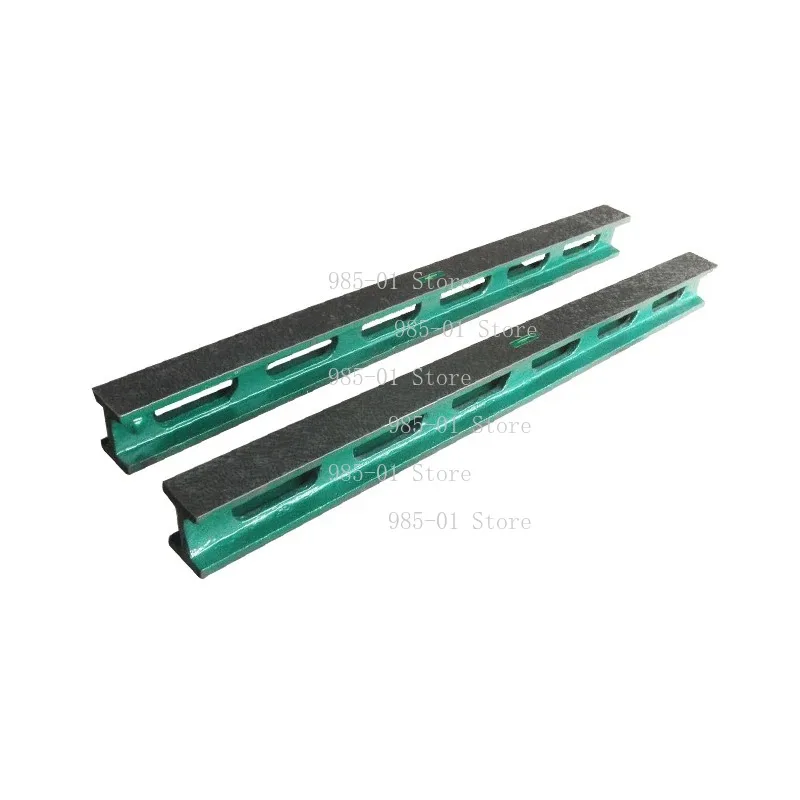 Cast Iron I-Shaped Level Ruler, High Precision for Machine Tool Grinding and Guide Rail Measurement