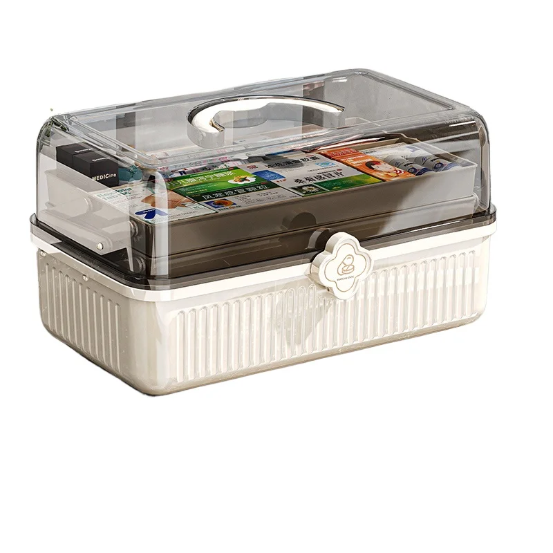 

*Family large medicine box Household large-capacity medicine storage medicine box First aid classification