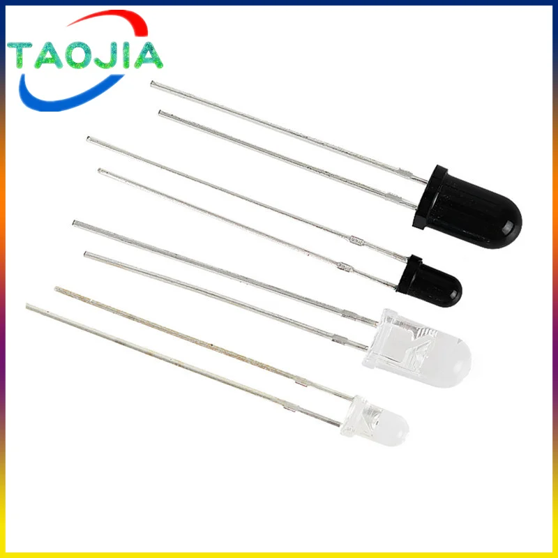 10pairs 3mm 5mm 940nm LED Infrared Emitter and IR Receiver Diode Diodes 301A for arduino