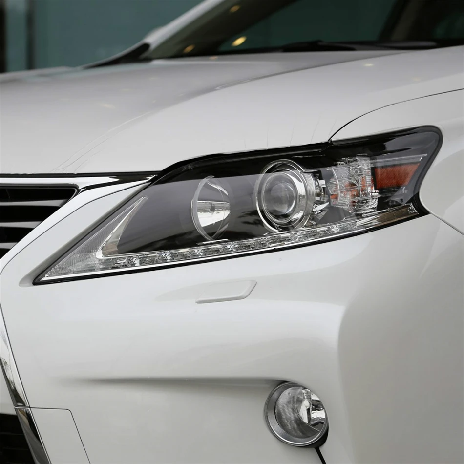 For Lexus RX RX270 RX350 RX450 2012 2013 2014 Car Products Lampshade Caps Headlamp Car Front Headlight Lens Cover Lights Shell