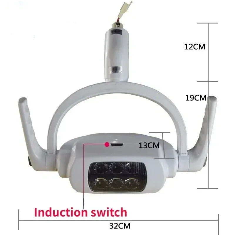 

Dental Chair Cold Light Six-bead Spotlight Surgical Headlight Tools Dental LED Induction Light Accessories Materials Instruments