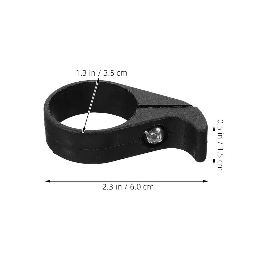 2 قطعة سلسلة دراجات منحرف أسود البلاستيك دراجة هوائية جبلية سلسلة دليل استقرار لدراجات الطريق حماية ملحقات غطاء حماية #2