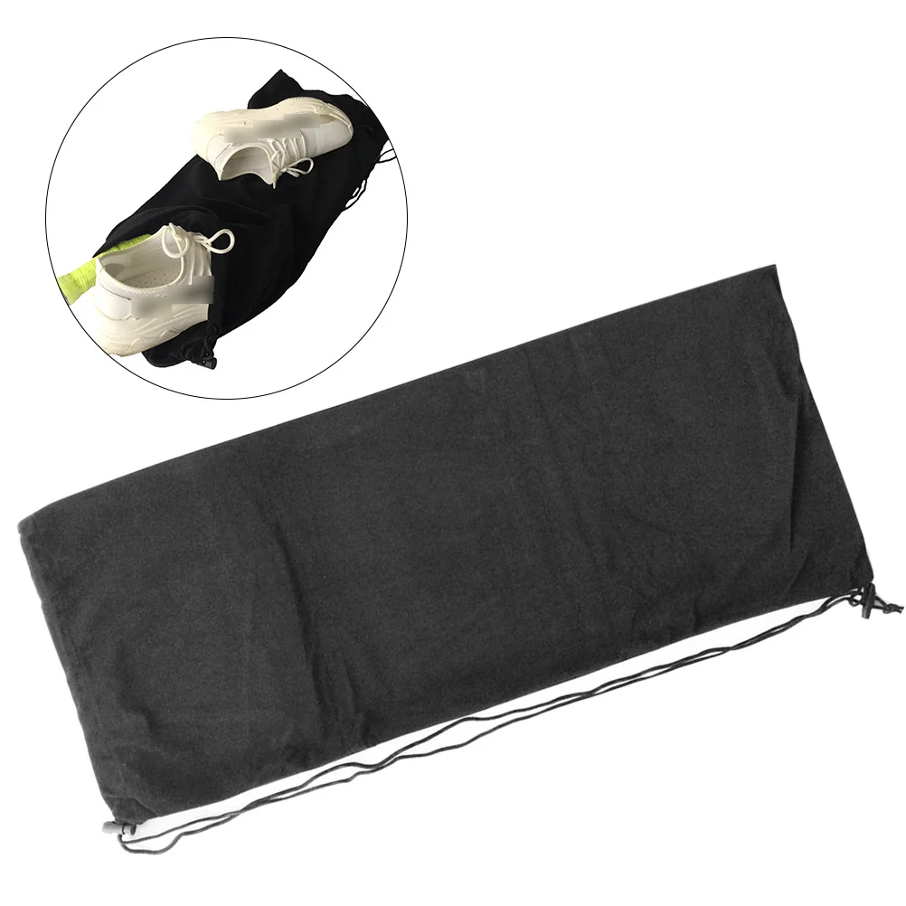 

1pcs Racket Storage Bags Black Bag Large Drawstring Pouch Black For Shoes Jewelry Gifts Gear Organizer Accessory