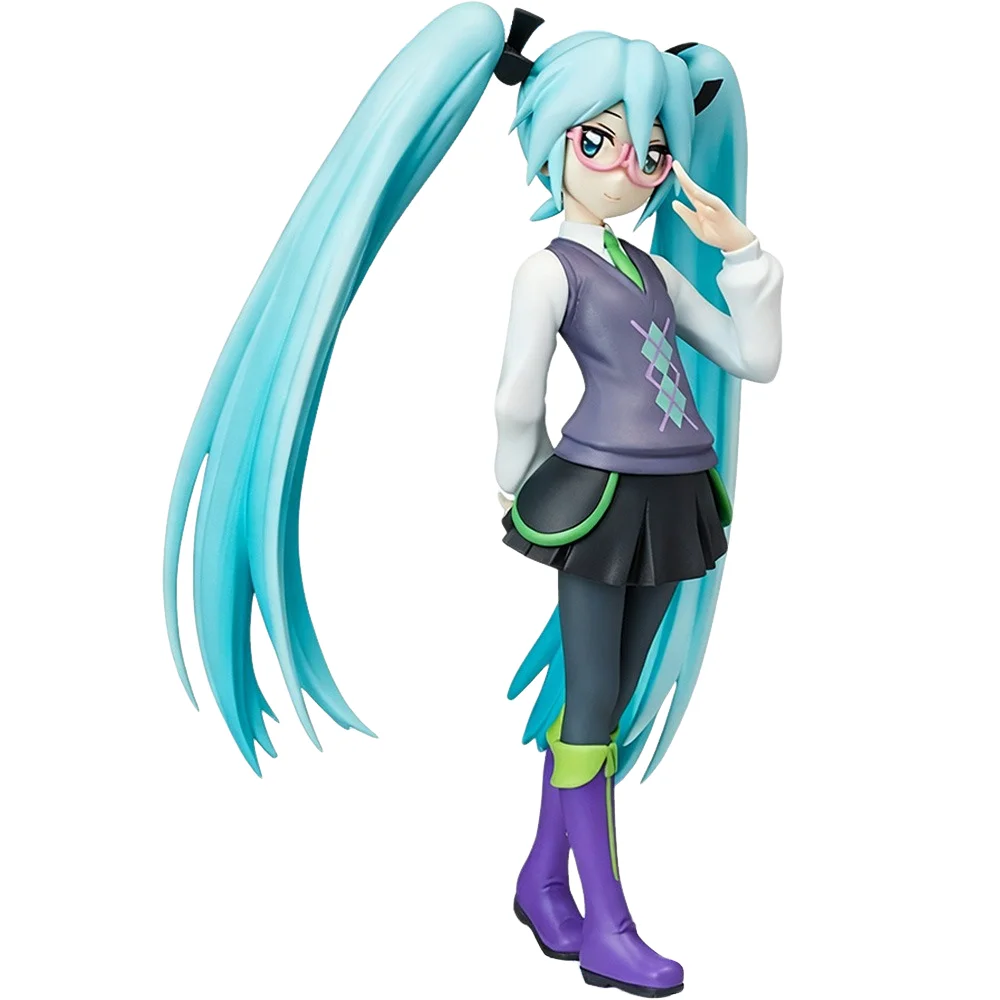 В наличии: Оригинальная коллекционная фигурка SEGA Shinkansen Henkei Robo Shinkalion Hatsune Miku Shifuku Ver, 21 см, модель LPM