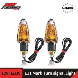 Motorcycle Indicator Turn Signal E-mark Approved LED Blinker Bulb Flasher Lights For Honda Kawasaki Suzuki Yamaha Universal