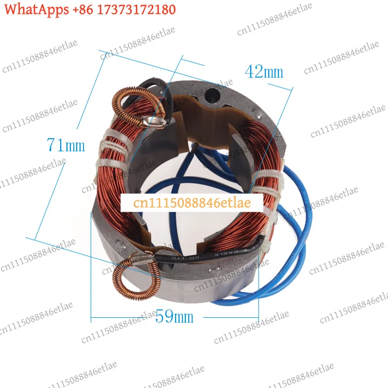 AC220‑240V Armature Rotor Stator Coil Parts for Makita 4100NH Marble Cutter Machine Replacement Repair Parts