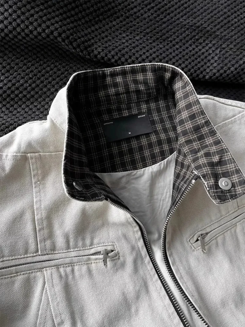 

Jacket Coat Breathable Men Fleeced Futuristic Downtown Sack Fashion Soft Jeans Designer Spring Travel Decorate Warmer