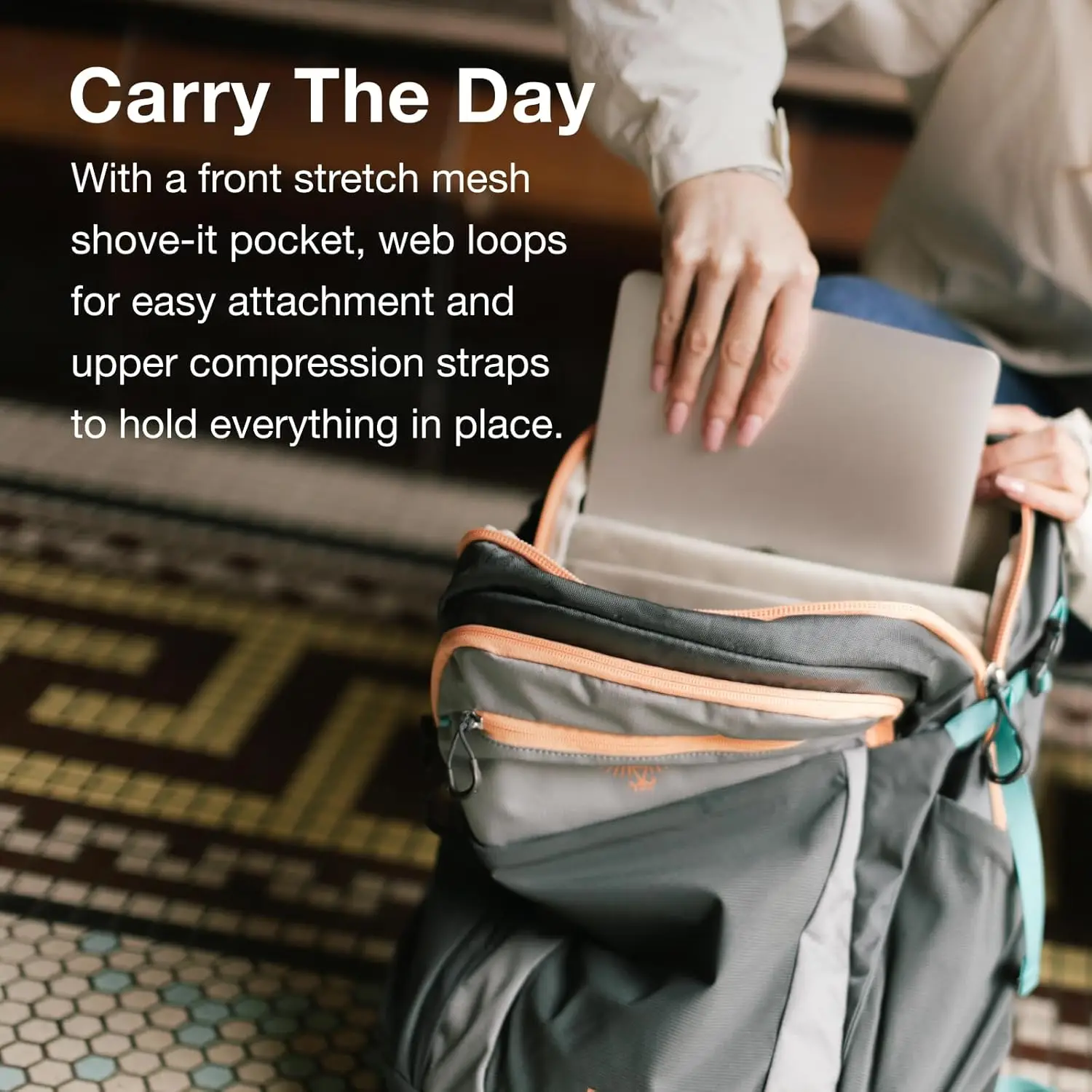 Commuter Laptop Backpack with Padded Sleeve, Water-Resistant Design for Daily Use and Travel