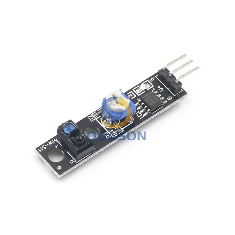 TCRT5000 Infrared Reflection Sensor Line Track Module Digital Switch Output LM393 Comparator 3.3V With Potentiometer Adjustable