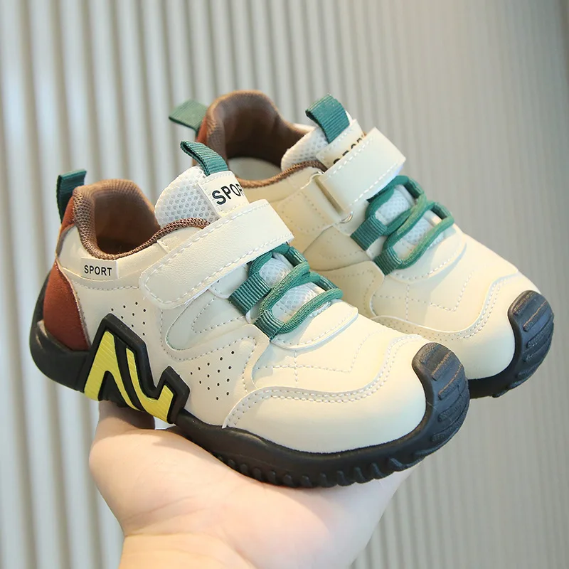 

Fashionable Children Outdoor Hiking Shoes Boys Girls Non-slip Casual Shoes Kids Breathable Sports Shoes Student Versatile Style