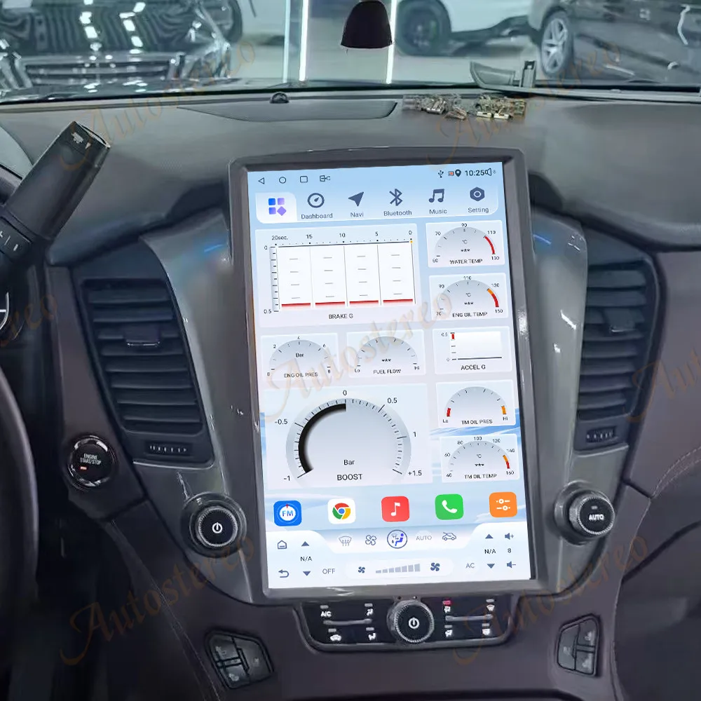 14.5 بوصة لجي إم سي يوكون شيفروليه سوبربان 2014-2020 7 راديو السيارة Carplay أندرويد شاشة عمودية السيارات 2 الدين الوسائط المتعددة Aut #5