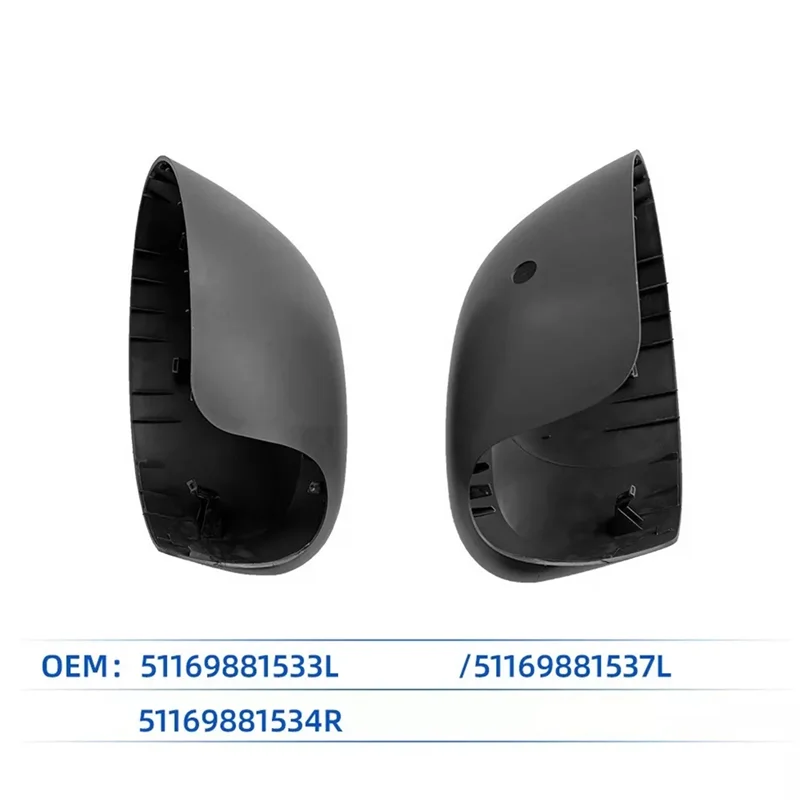 

1Pair Priming Rearview Mirror Shell Housing 51169881537 51169881534 For BMW MINI F54 F55 F56 F57 Side Door Mirror Cover