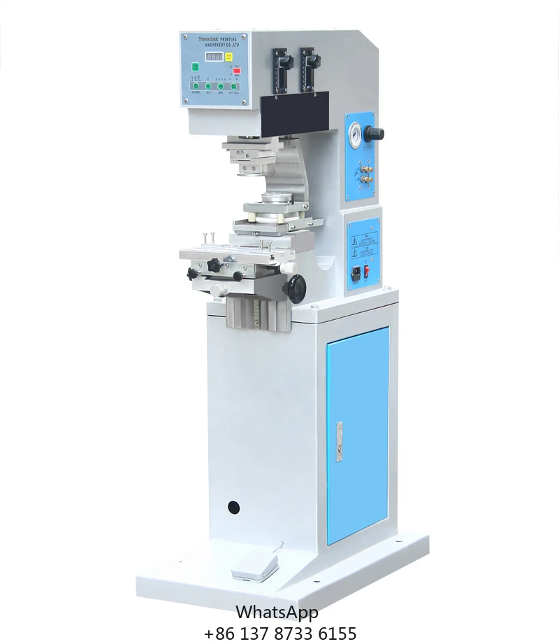 Easy Operation Pad Printer For Sign Printing High Efficiency Semi-Automatic Sign Printing Machine Sealed Ink Cup Pad Printer