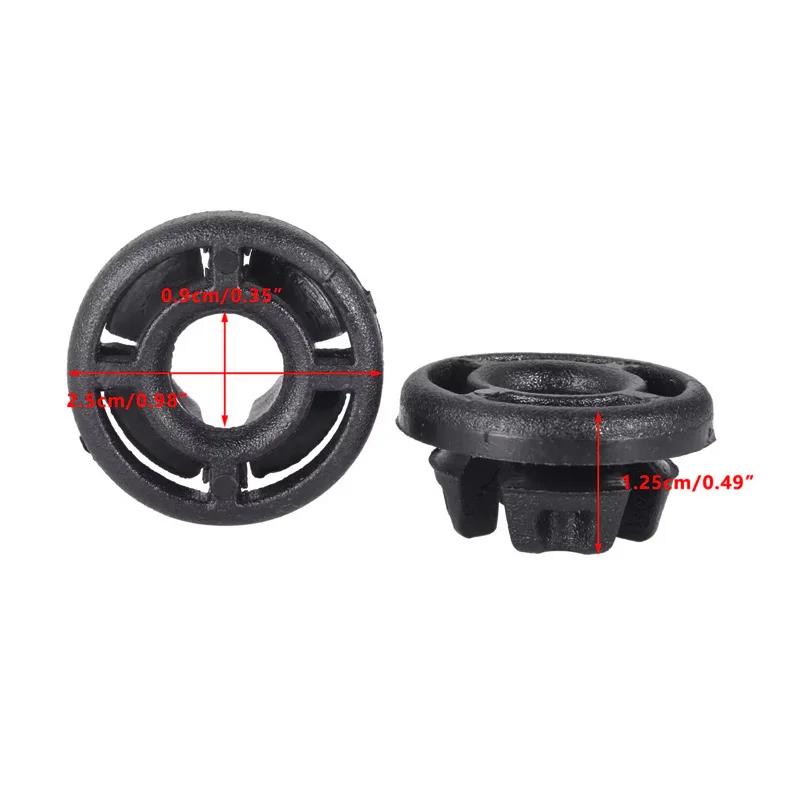 W712889-S300 2PCS N-58 Fastener clip suitable for fixing buckle of supporting rod of engine hood of Ford Focus. W712889S300