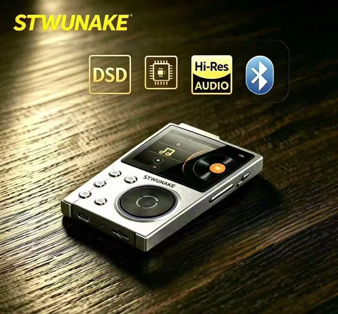 

Hi-Fi Digital Audio MP3 Player Lossless DSD High Definition Portable MP3 Music Player Built-in 16GB Walkman Supports 20 Language