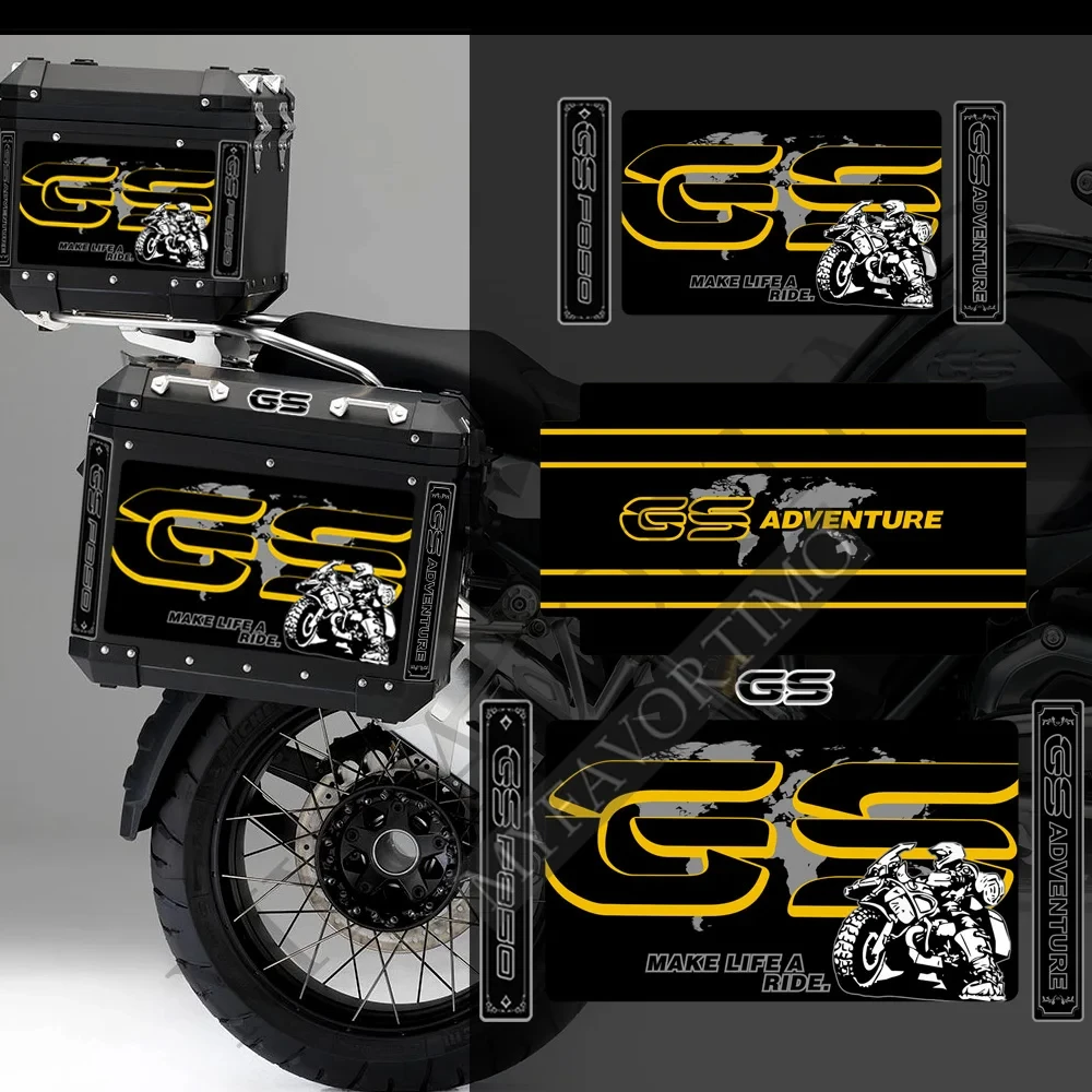 For BMW F850GS F 850 GS GSA Adventure Topcase Trunk Luggage Aluminium Stickers Decals Top Cases