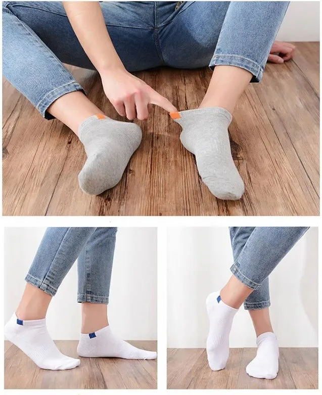 5 pairs Low Tube Men Sport Socks Set Breathable Fashion And Well-matched Casual Socks For Men Spring And Summer Wear