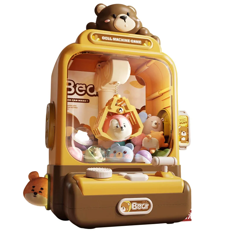 

Hot Toys Mini Cartoon Automatic Claw Machine Doll Machine Children's Toys