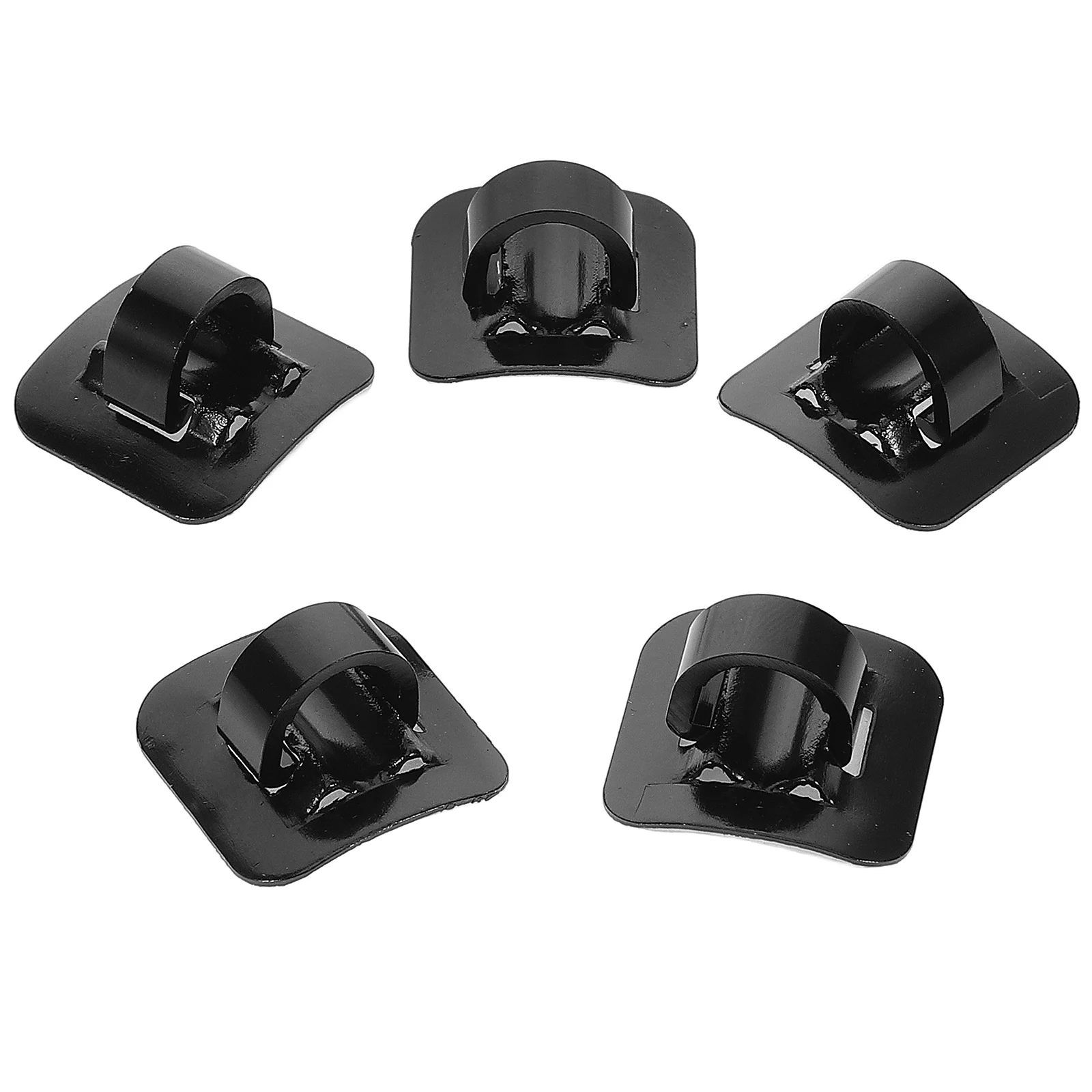 

5pcs Durable Aluminum Alloy Cable Clips Adhesive Backing Bike Brake Line Guide Clamps for Mountain Road Bikes Housing Hose