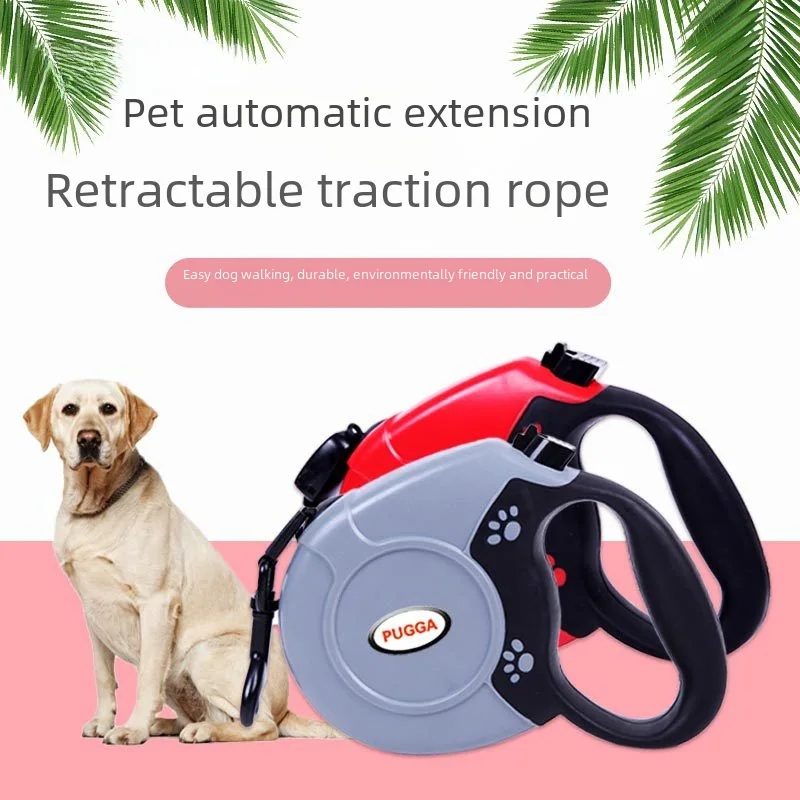 Pet Supplies Amazon Telescopic Dog Chain Traction Rope Automatic Telescopic Large Dog Dog Walking Rope Dog Chain Dog Rope Yorkie