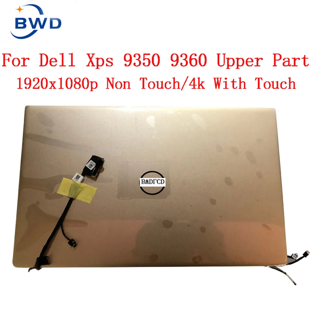 Originele 13.3 "Voor Dell Xps 13 9350 9360 Lcd Touch Screen Montage Display P54G P54G002 1920X1080P 3200X1800 Getest