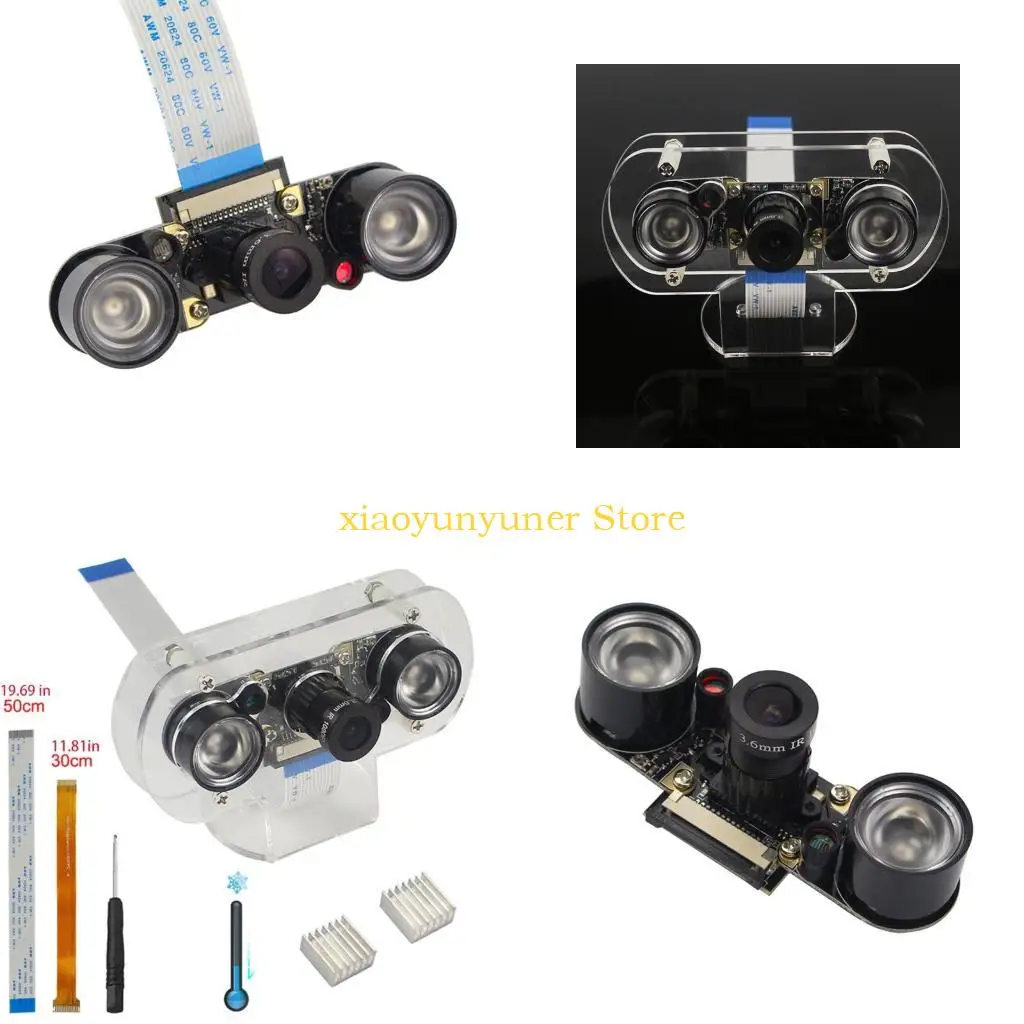 

P9JB 4 Model B Camera 5MP Focal Adjustable Night for Vision Camera，Supports all Revisions