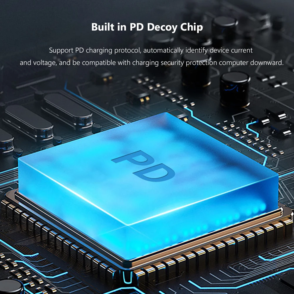 

Type C Magnetic USB PD Adapter Aluminum Alloy Type C Female PD Adapter with Indicator Light Accessories for MacBook Air/Pro