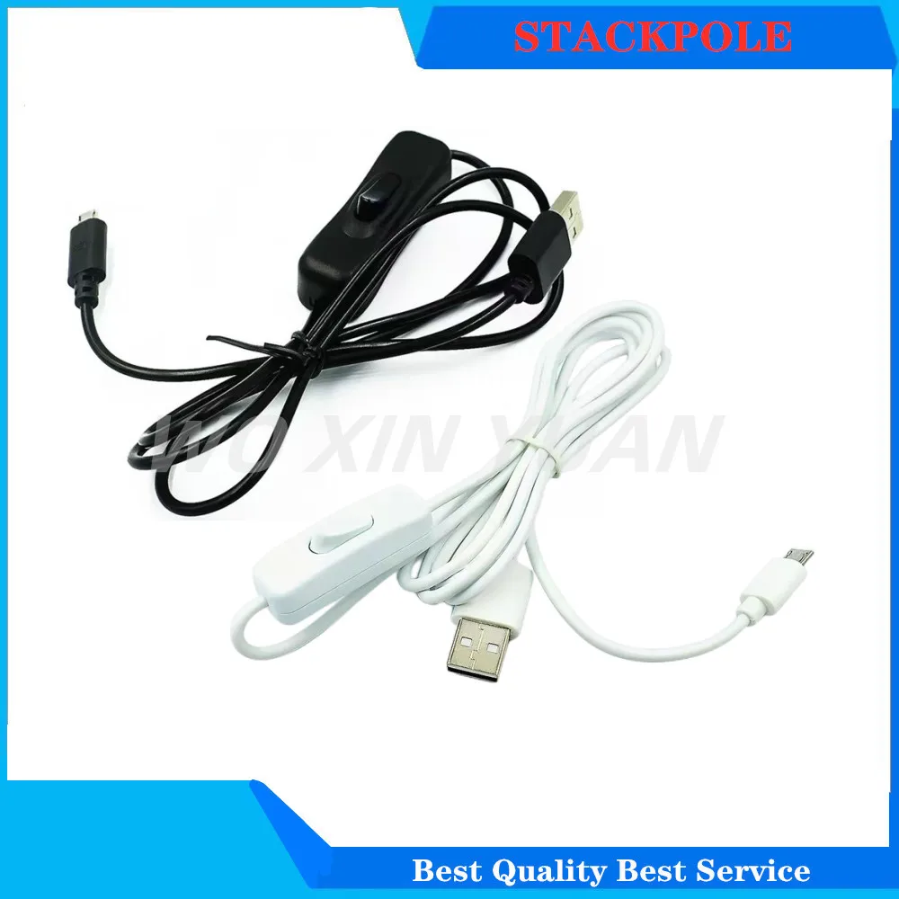 Raspberry Pi Power Cable with switch ON/OFF button Micro USB charging cable for Banana PI Raspberry Pi 2 power cable with switch