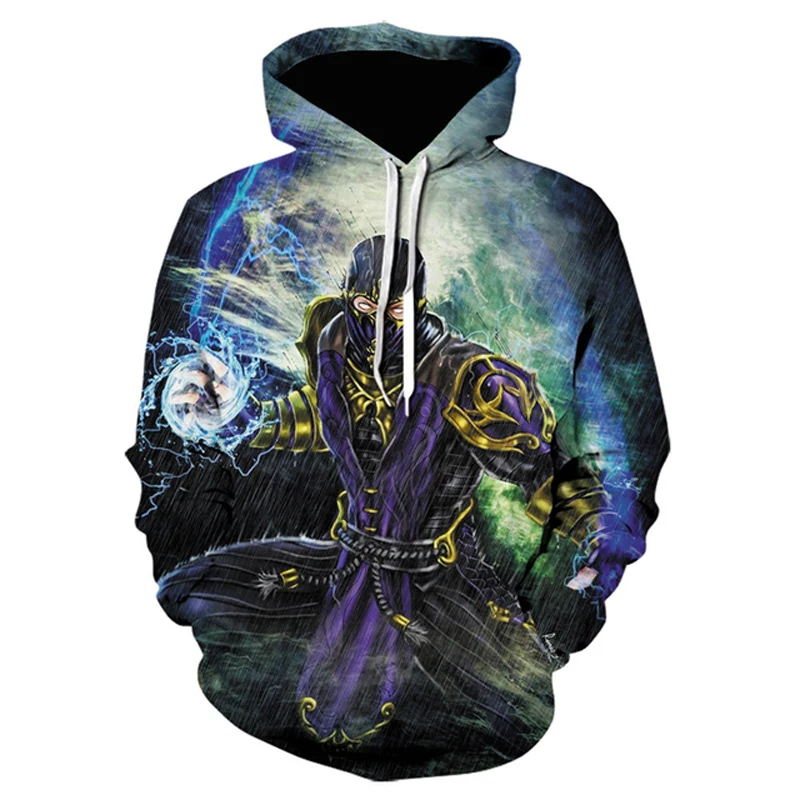 

Mortal Kombat Ninja Pattern Hoodies 3D Printed Unisex Pullovers Hiphop Hoodie Casual Sweatshirts Street Top Tracksuit