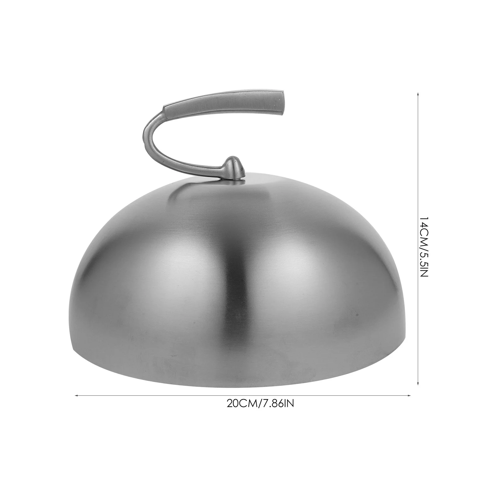 Cubierta de cúpula de comida de acero inoxidable para carne, cocina, barbacoa, tapa de comida a prueba de aceite, cubierta protectora de mantenimiento fresco para restaurante en casa, 1 ud.