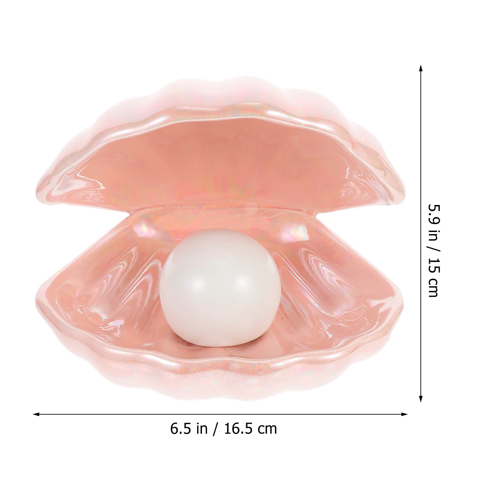 Shell Night Light Pink Ceramic Bedside Lamp Home Decor Kids Room Desktop Ornament European Style Shell Light