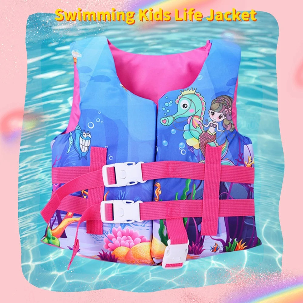 

Жилет плавучести с безопасным замком на молнии, детский спасательный жилет, плавучая куртка, купальник для малышей, помощь для водных видов спорта, тренировки по плаванию