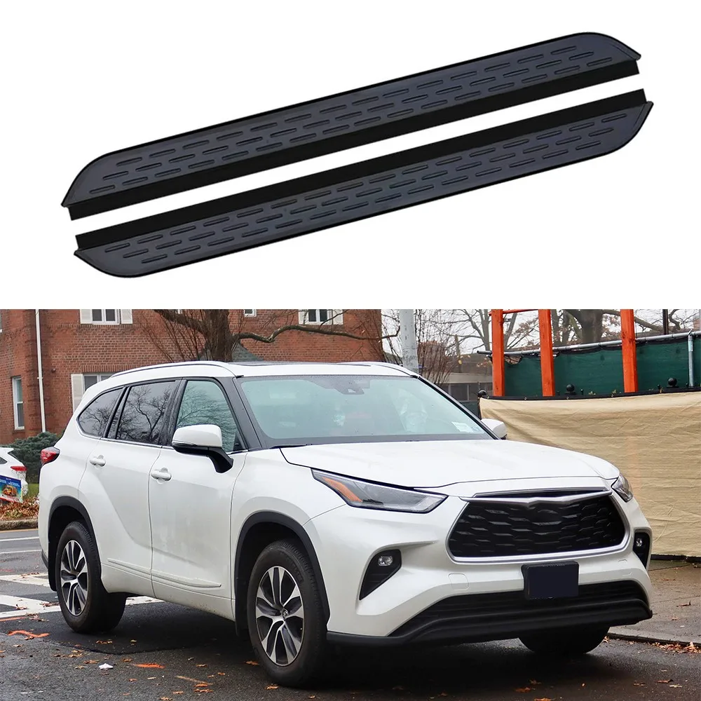 

2 шт. подножки, боковые шаги, подходят для Toyota Highlander Kluger 2020-2025, фиксированные педали, Nerf Bars