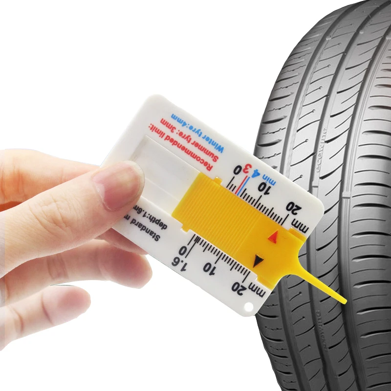 1 Pcs Portable tire tread depth gauge 0-20mm vernier depth caliper tire tread  tire pressure gauge depth gauge digital caliper