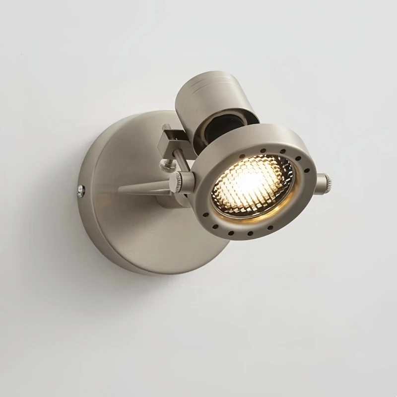 GU10 Retro LED Wall Lamp Industrial Vintage Sand Nickel Reading Sconces Bedroom Bedside Coffee Hotel Decor Wall Lighting Fixture - view 2