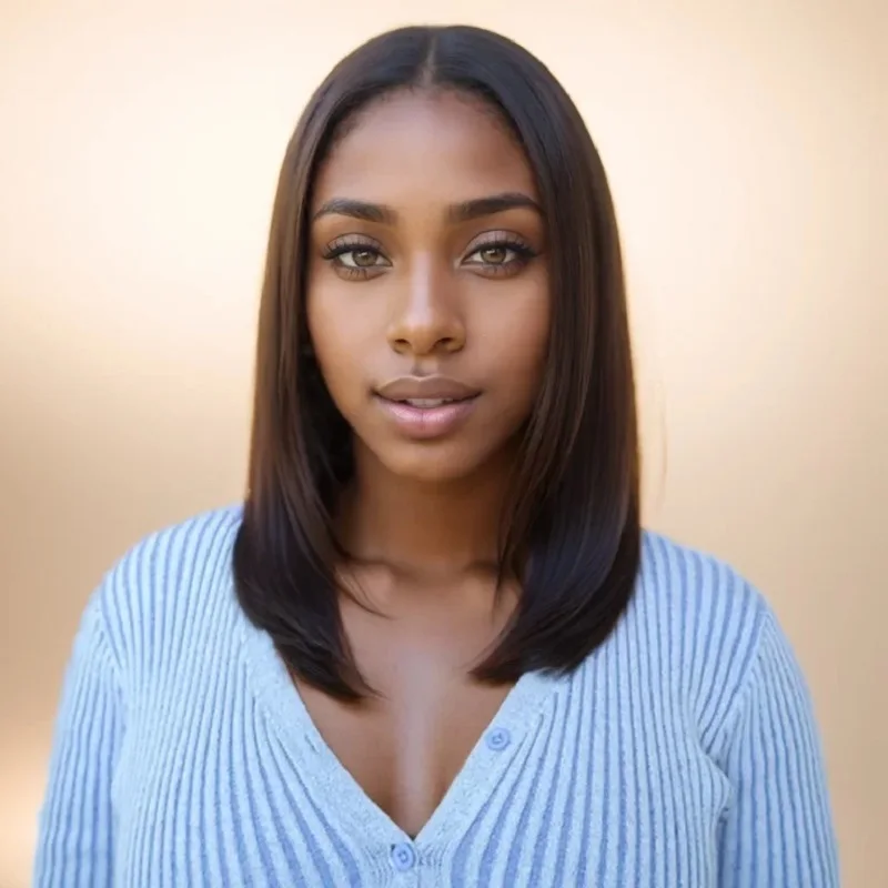 

Prebleached Wear Go Glueless Bob Wigs Straight Glueless Wig Ready To Go Human Hair Wig Pre Cut Preplucked 4x4 Lace Closure Wig