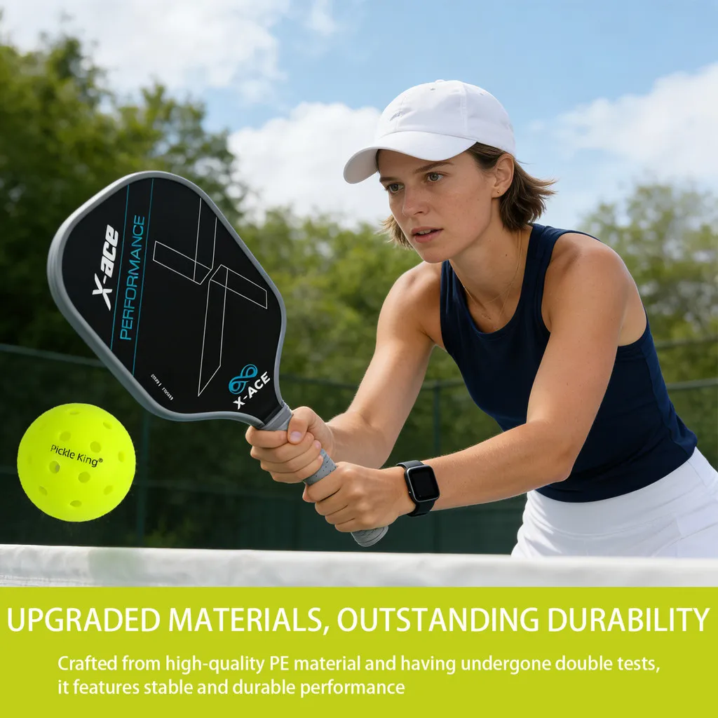 Pickleball Ball 40 Hole,6/12/24/30Pcs,Professional Competition Training for Pickleball, Stable Flight, Pickle King Ball image 4