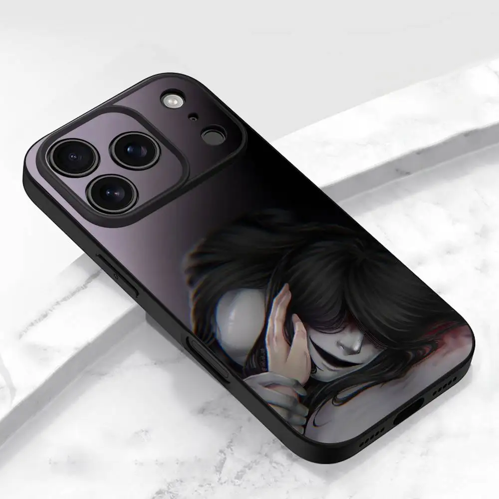 Чехол для телефона H-Homicipher Mr Crawling для iPhone 17,16,15,14,13,12,11,Pro,Max,Plus,E,Air,Mini Защитный черный чехол