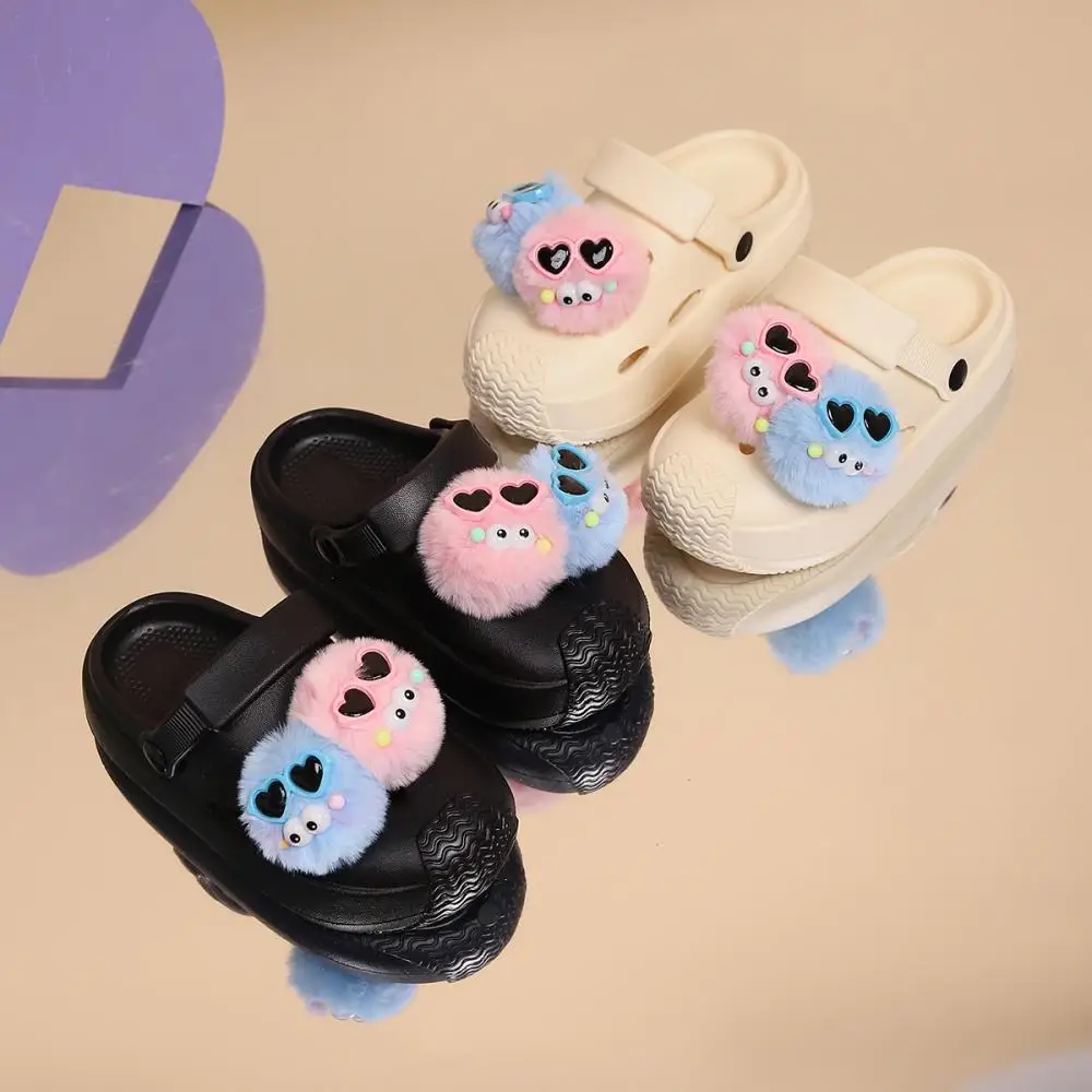 New Cartoon Children Sandals Kids Casual Summer Home Slippers Shoes Soft Thick Sole Slippers Girl Boy Beach Garden Shoes